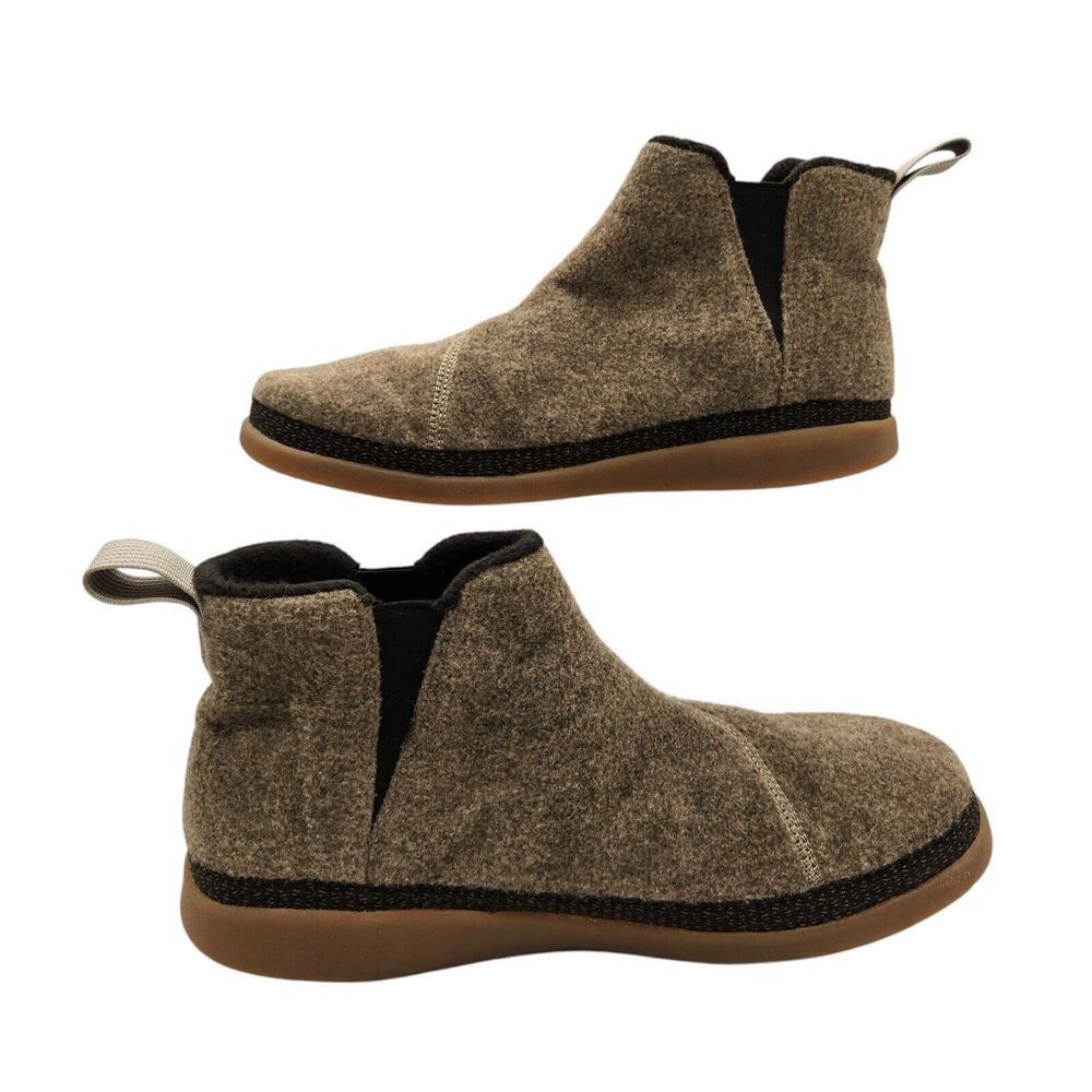 Chaco Men Revel Chelsea Footwear Fleece V-Gore Boot Size 9.5 Brown‎ - Picture 4 of 9